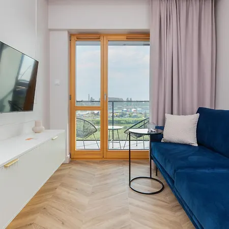 Apartment Sienna Grobla With View Of The Motlawa Terrace & Sauna, Gym By Renters Gdansk