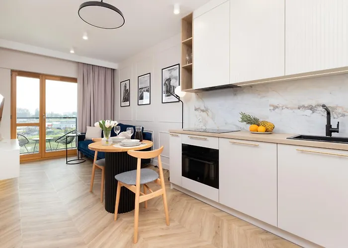 Sienna Grobla With View Of The Motlawa Terrace & Sauna, Gym By Renters Apartamento Gdańsk