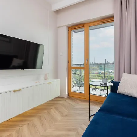 Sienna Grobla With View Of The Motlawa Terrace & Sauna, Gym By Renters アパート